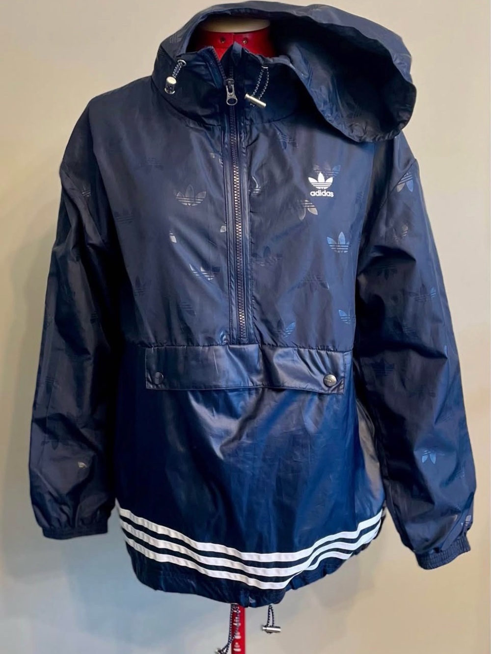 Adidas Windbreaker poncho jacket Size Small